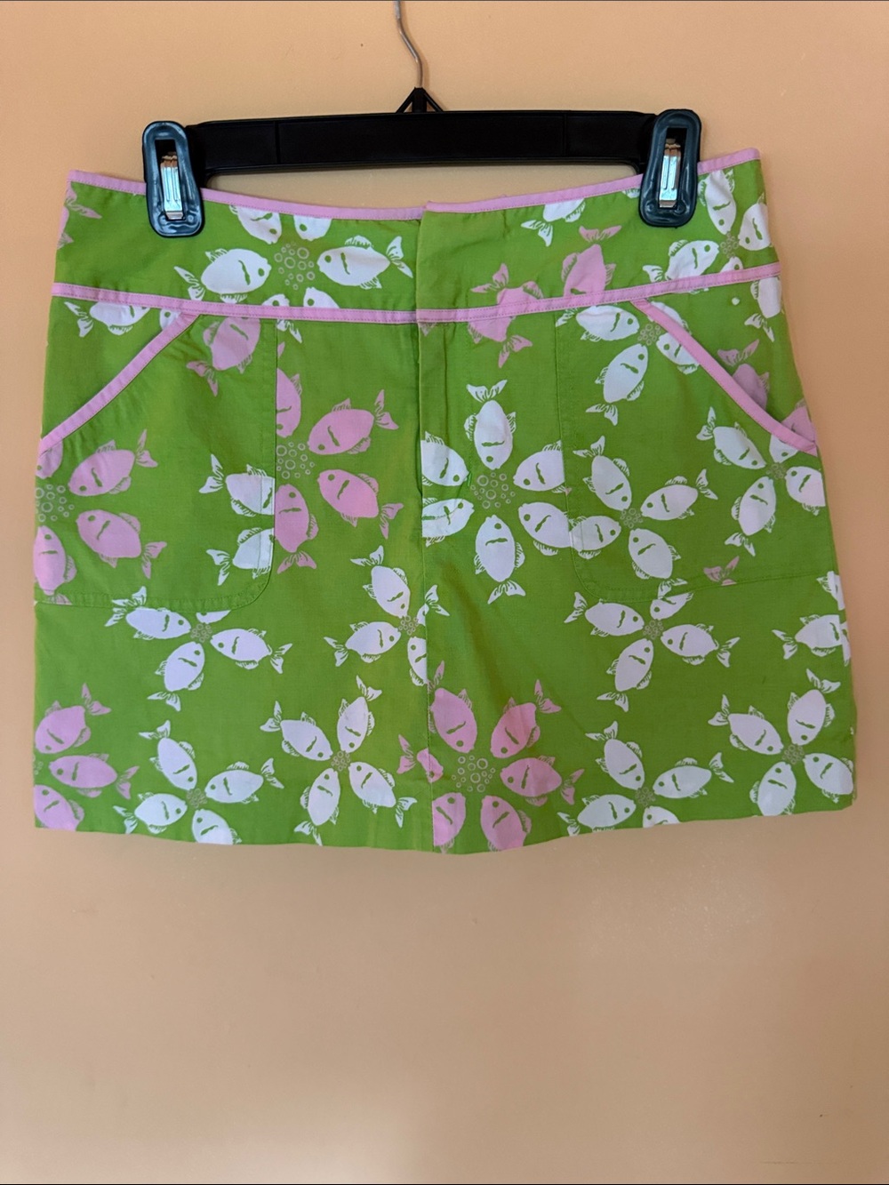 Vintage Lilly Pulitzer “Riding The Waves” Skort Size 4
